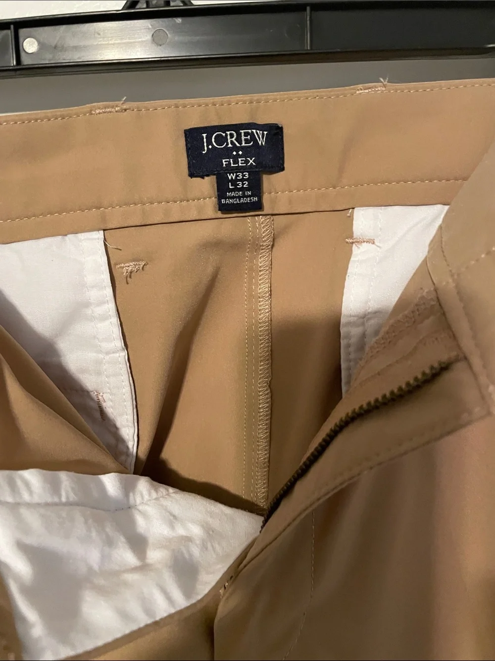 J. Crew Men’s Flex Khaki Pants 33”x31”